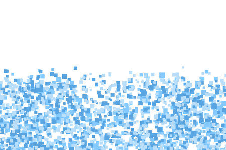 Light multicolor background, colorful vector texture with squares. Splash effect banner. Glitter blue dotted abstract illustration with blurred drops of rain for banner, poster. Copy spaceのイラスト素材