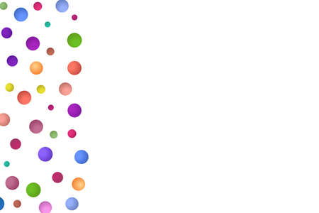 Light multicolor background, colorful vector texture with circles. Splash effect banner. Dotted abstract illustration with blurred drops of rain. Pattern for web page, banner,poster, cardのイラスト素材