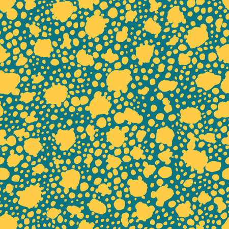 Abstract modern leopard seamless pattern. Animals trendy background. Color decorative vector stock illustration for print, card, postcard, fabric, textile. Modern ornament of stylized skinのイラスト素材