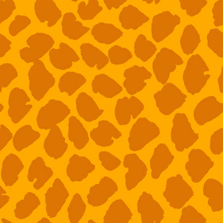 Abstract modern leopard seamless pattern. Animals trendy background. Color decorative vector stock illustration for print, card, postcard, fabric, textile. Modern ornament of stylized skinのイラスト素材