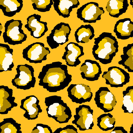 Abstract modern leopard seamless pattern. Animals trendy background. Color decorative vector stock...