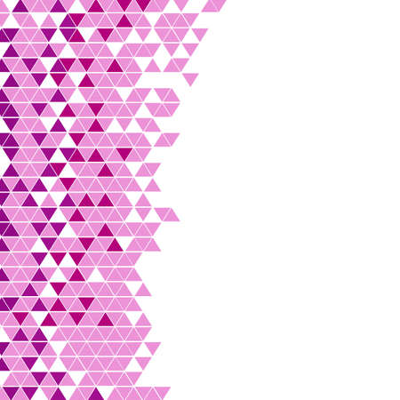 Polygonal pink mosaic background. Abstract low poly vector illustration. Triangular pattern, copy space. Template geometric business design with triangle for poster, banner, card, flyerのイラスト素材
