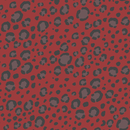Abstract modern leopard seamless pattern. Animals trendy background. Color decorative vector stock illustration for print, card, postcard, fabric, textile. Modern ornament of stylized skinのイラスト素材