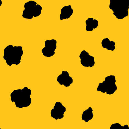 Abstract modern leopard seamless pattern. Animals trendy background. Color decorative vector stock illustration for print, card, postcard, fabric, textile. Modern ornament of stylized skinのイラスト素材