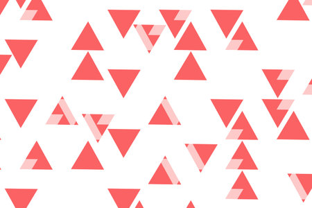 Polygonal red mosaic background. Abstract low poly vector illustration. Triangular pattern, copy...