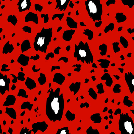 Abstract modern leopard seamless pattern. Animals trendy background. Color decorative vector stock...