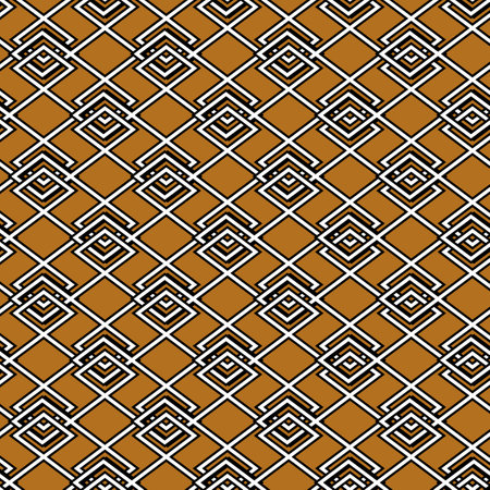 Arabic arabesque seamless pattern with colorful elements. Geometric background. Design greeting card for Ramadan Kareem, Islamic ornamental colorful detail of mosaic. Vector illustrationのイラスト素材