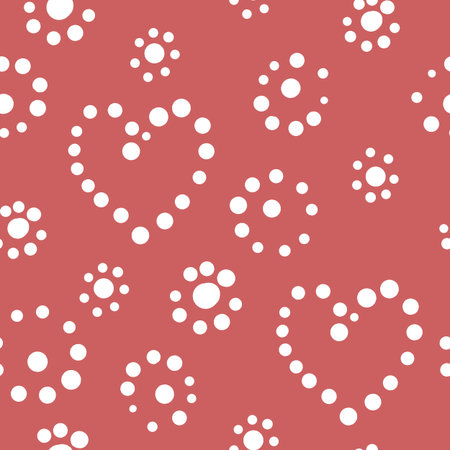 Seamless floral pattern based on traditional folk art ornaments. Colorful flowers on color...