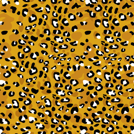 Abstract modern leopard seamless pattern. Animals trendy background. Color decorative vector stock...