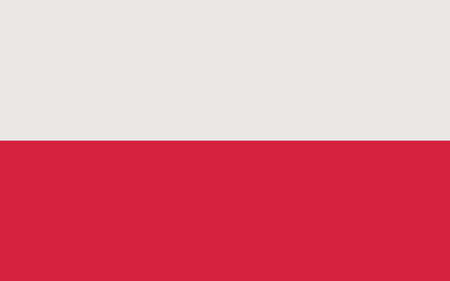 Flag of Poland. Polish national symbol in official colors. Template icon. Abstract vector backgroundのイラスト素材