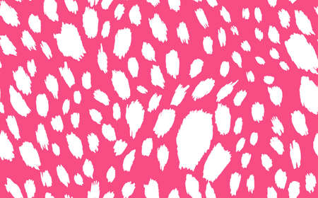 Abstract modern leopard seamless pattern. Animals trendy background. Color decorative vector stock illustration for print, card, postcard, fabric, textile. Modern ornament of stylized skinのイラスト素材