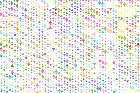 Polygonal rainbow mosaic background. Abstract low poly vector illustration. Triangular pattern, copy...