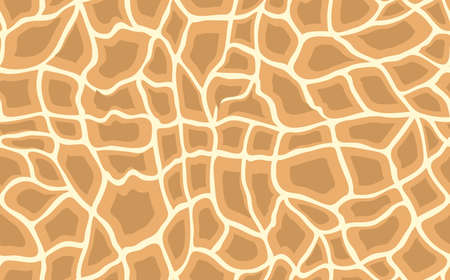 Abstract modern giraffe seamless pattern. Animals trendy background. Colorful decorative vector stock illustration for print, card, postcard, fabric, textile. Modern ornament of stylized skinのイラスト素材