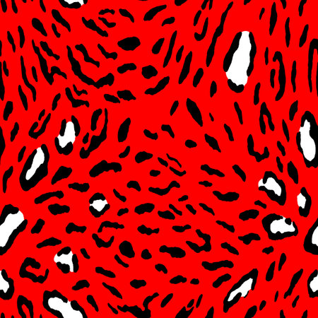 Abstract modern leopard seamless pattern. Animals trendy background. Color decorative vector stock...