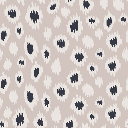 Abstract modern leopard seamless pattern. Animals trendy background. Color decorative vector stock illustration for print, card, postcard, fabric, textile. Modern ornament of stylized skinのイラスト素材