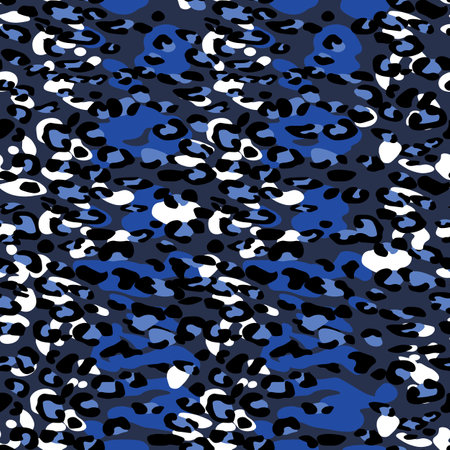 Abstract modern leopard seamless pattern. Animals trendy background. Color decorative vector stock illustration for print, card, postcard, fabric, textile. Modern ornament of stylized skinのイラスト素材