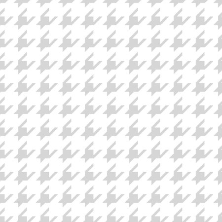 Geometric black and white seamless pattern with pied-de-poule ornament. Monochrome graphic repeating...