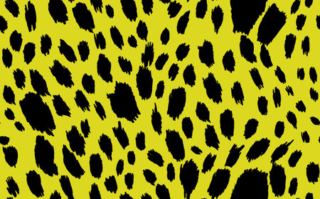 Abstract modern leopard seamless pattern. Animals trendy background. Color decorative vector stock illustration for print, card, postcard, fabric, textile. Modern ornament of stylized skinのイラスト素材