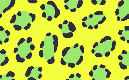 Abstract modern leopard seamless pattern. Animals trendy background. Color decorative vector stock illustration for print, card, postcard, fabric, textile. Modern ornament of stylized skinのイラスト素材