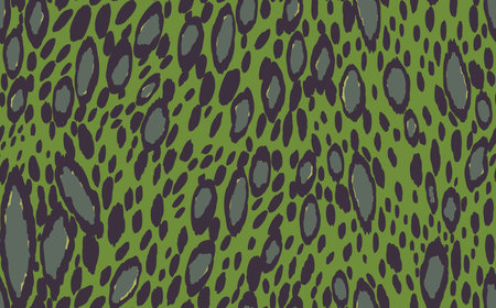 Abstract modern leopard seamless pattern. Animals trendy background. Color decorative vector stock illustration for print, card, postcard, fabric, textile. Modern ornament of stylized skinのイラスト素材