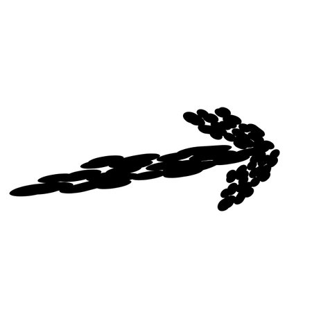 Business element icon in doodle style, arrow, infographic. Isolated vector illustration design. Hand drown business icon. Business idea conceptのイラスト素材