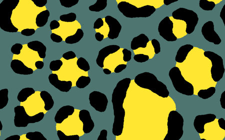 Abstract modern leopard seamless pattern. Animals trendy background. Color decorative vector stock...