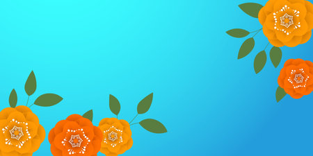 Hello spring banners collection. Background with color leaves, flowers. Nature concept design. Modern floral compositions in trendy flat simple style. Vector illustration for poster, greeting cardのイラスト素材