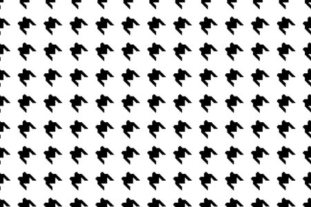 Geometric black and white seamless pattern with pied-de-poule ornament. Monochrome graphic repeating...