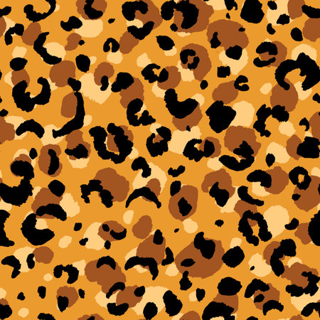 Abstract modern leopard seamless pattern. Animals trendy background. Color decorative vector stock...