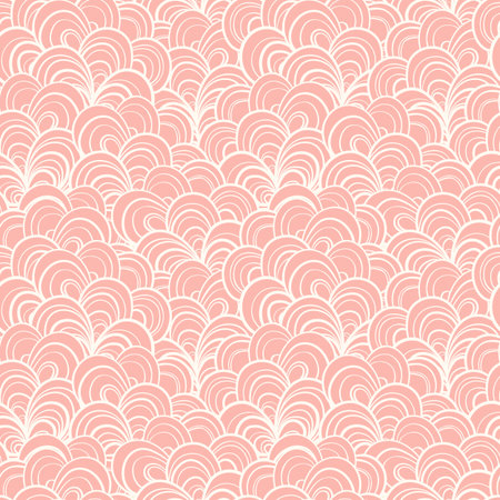 Seamless floral pattern based on traditional folk art ornaments. Colorful flowers on color background. Scandinavian style. Sweden nordic style. Vector illustration. Simple minimalistic patternのイラスト素材