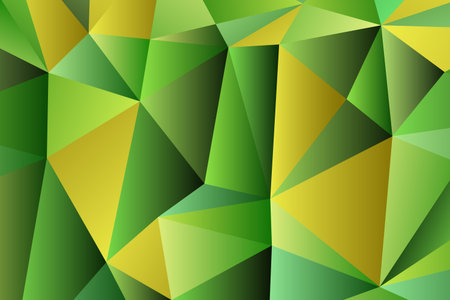 Polygonal rainbow mosaic background. Abstract low poly vector illustration. Triangular pattern, copy space. Template geometric business design with triangle for poster, banner, card, flyerのイラスト素材