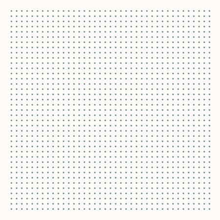 Graph paper. Printable dotted grid paper on white background. Geometric abstract dotted transparent illustration with dots for school, notebook, diary, notes, print. Realistic paper blankのイラスト素材