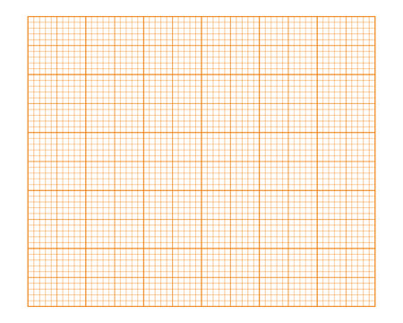 Millimeter graph paper grid. Abstract squared background. Geometric pattern for school, technical engineering line scale measurement. Lined blank for education isolated on transparent backgroundのイラスト素材