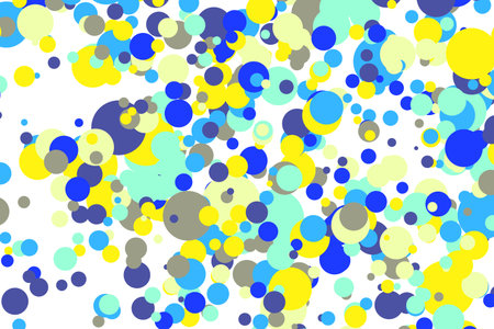 Light multicolor background, colorful vector texture with circles. Splash effect banner. Glitter silver dot abstract illustration with blurred drops of rain. Pattern for web page, banner,poster, cardのイラスト素材