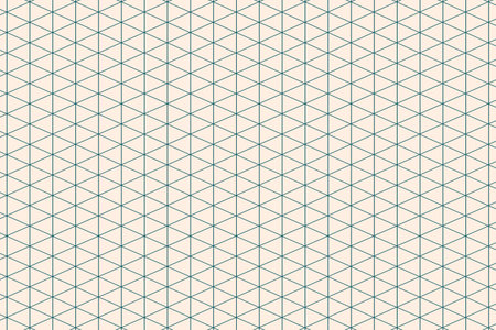 Grid paper. Isometric color grid on white background. Abstract lined transparent illustration....