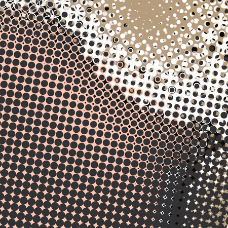 Abstract pop art creative concept. Colorful polka dots retro comics background. Cartoon modern...