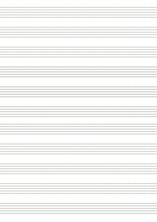 Graph paper. Printable grid paper with stave on a white background. A blank music sheet paper with...
