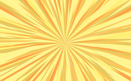 Pop art radial colorful comics book magazine cover. Striped pink digital background. Cartoon funny retro pattern strip mock up. Vector halftone illustration. Sunburst, starburst shapeのイラスト素材