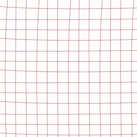 Graph ink doodle check paper. Printable squared grid paper with color lines. Geometric background...