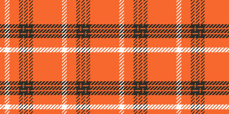 Color twill scotland textile seamless pattern. Fabric texture check tartan plaid. Abstract geometric background for cloth, card, fabric. Monochrome graphic repeating design. Modern squared ornamentのイラスト素材