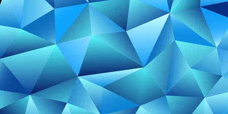 Polygonal rainbow mosaic background. Abstract low poly vector illustration. Triangular pattern in halftone style. Template geometric business design with triangle for poster, banner, card, flyerのイラスト素材