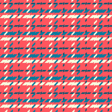 Color twill scotland textile seamless pattern. Fabric texture check tartan plaid. Abstract geometric...