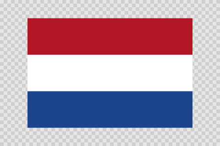 Flag of Netherlands. National symbol in official colors. Template icon. Abstract vector backgroundのイラスト素材