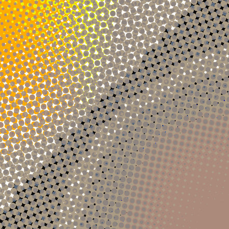 Abstract pop art creative concept. Colorful polka dots retro comics background. Cartoon modern...