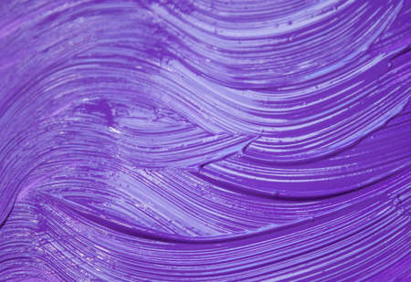 Purple abstract background made of acrilic paint.の写真素材