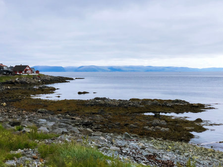 Beautiful colorful landscape in Norway, North Cape and Norwagian Fjords.