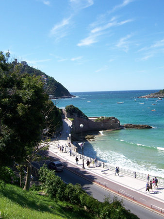 Spainish Coastline in San Sebastian