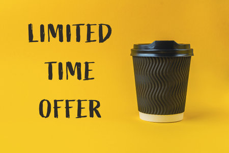 sale and discount concept template. Limited time offerの写真素材