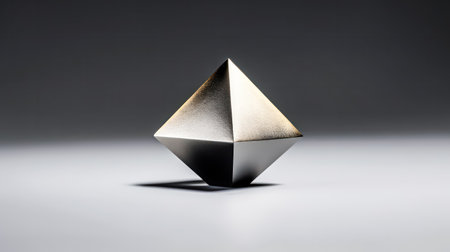 Concrete geometric shapes arranged on a gray background, offering a modern and minimalist aesthetic for architectural or design projects.の素材