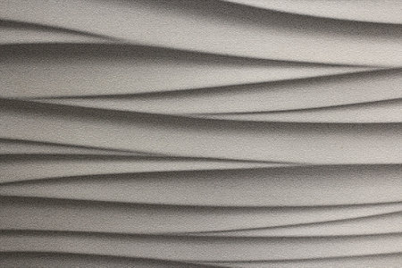 White image pattern curved wavy lines background object plaster textureの写真素材